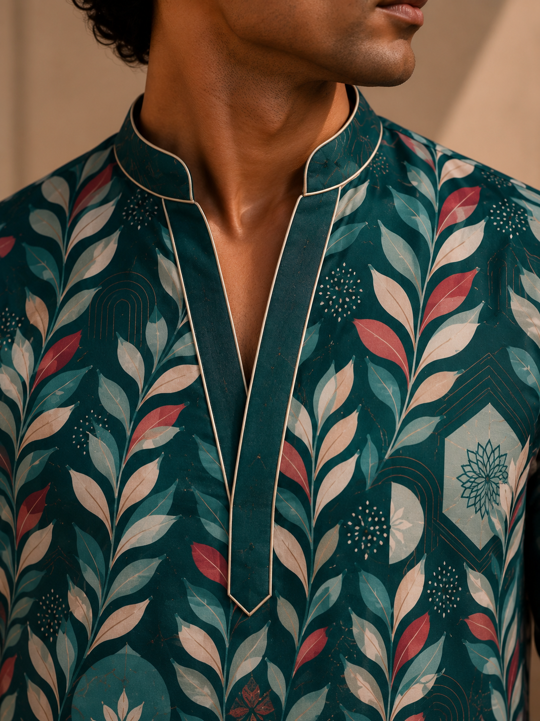 The Teal Forest — detail