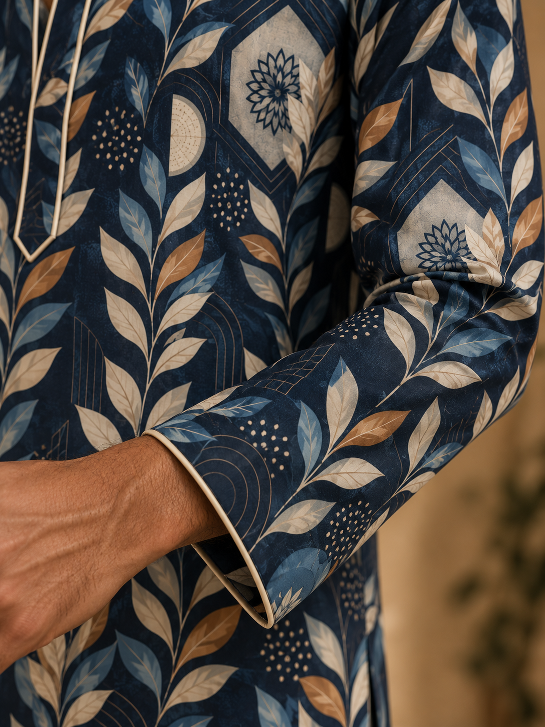 The Indigo Garden — detail